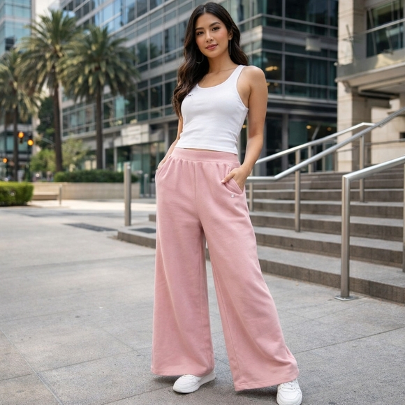 adidas Pants - Adidas Rayon Blend Wide-Leg Pants | Soft Athleisure Lounge Joggers with Pockets